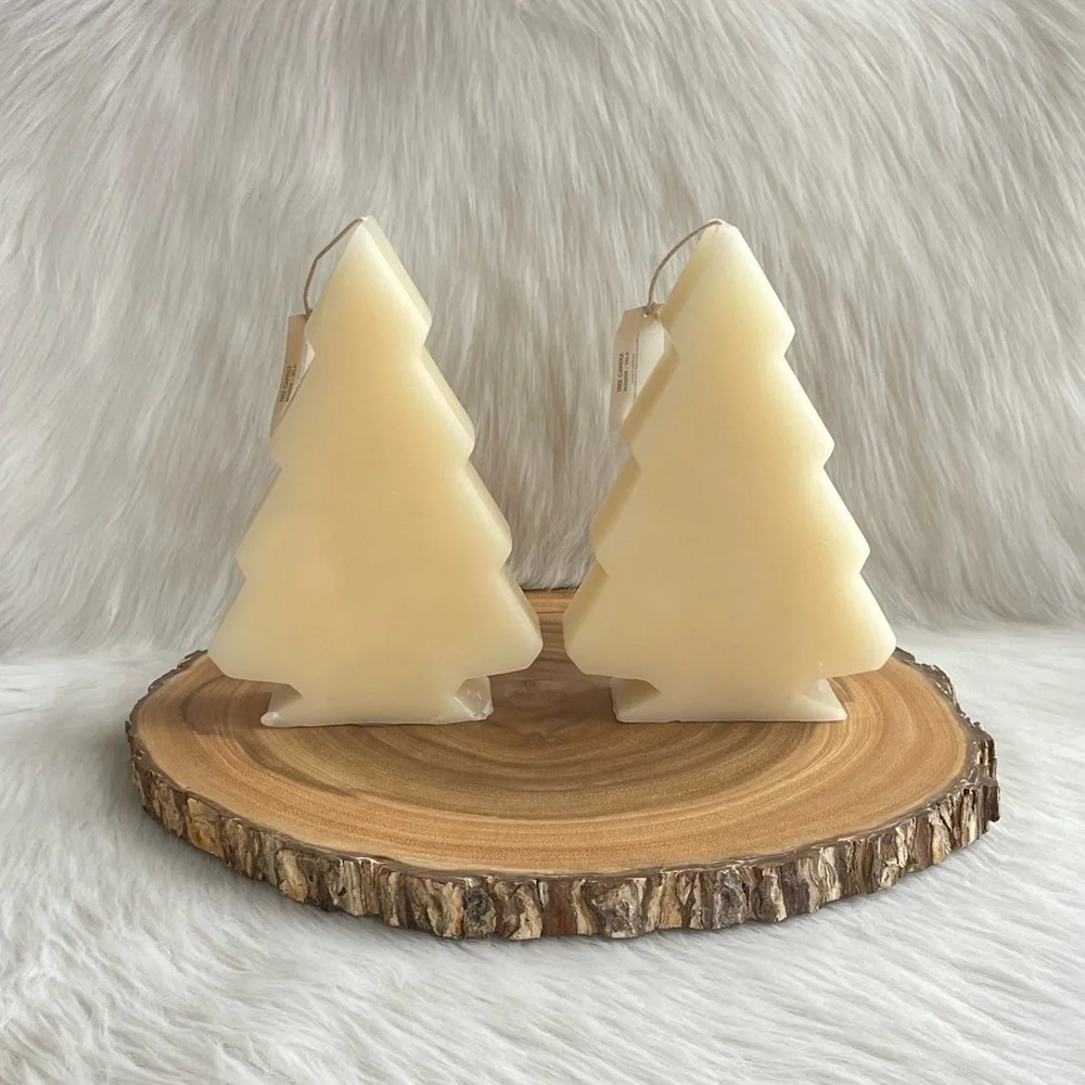NWT West Elm large bougie tree candles